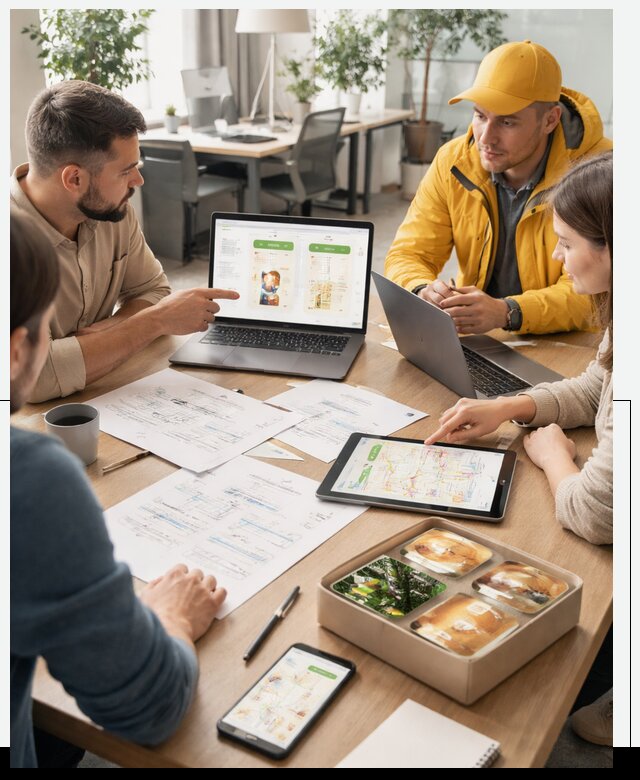 Разработка агрегатора доставки еды в Павловском Посаде от 15243 р., АвикейПвл