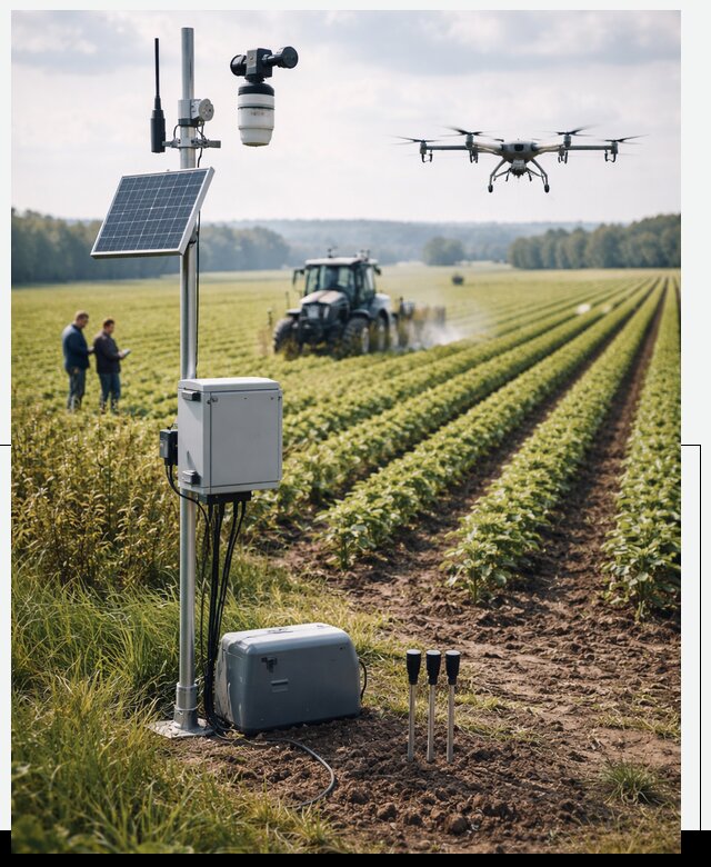 Разработка IoT мониторинга полей в Павловском Посаде от 8638 р. | АвикейПвл